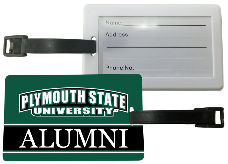 Plymouth State University Luggage Tag Alumni Design Officially Licensed Single