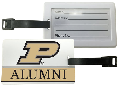 Purdue Boilermakers Luggage Tag Alumni Design Officially Licensed 2-Pack