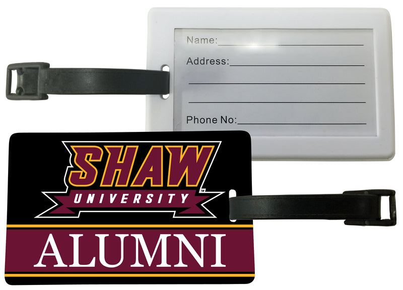 Shaw University Bears Luggage Tag Alumni Design Officially Licensed Single