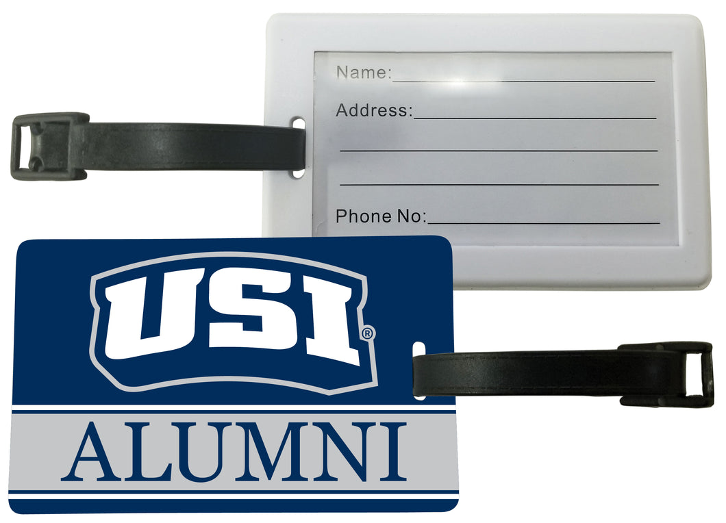 University of Southern Indiana Luggage Tag Alumni Design Officially Licensed Single