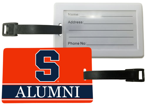 Syracuse Orange Luggage Tag Alumni Design Officially Licensed Single