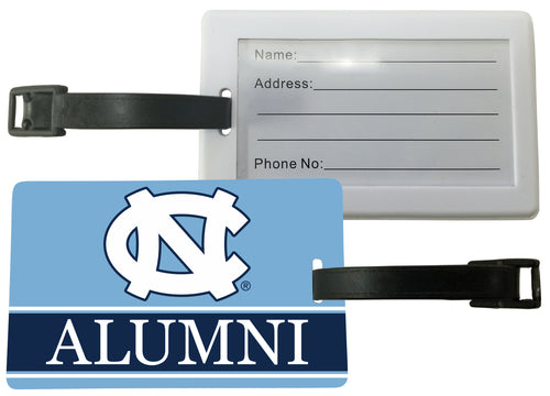 UNC Tar Heels Luggage Tag Alumni Design Officially Licensed 2-Pack