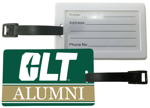 North Carolina Charlotte Forty-Niners Luggage Tag Alumni Design Officially Licensed 4-Pack