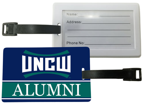 North Carolina Wilmington Seahawks Luggage Tag Alumni Design Officially Licensed Single