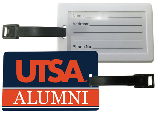 UTSA Roadrunners Luggage Tag Alumni Design Officially Licensed Single