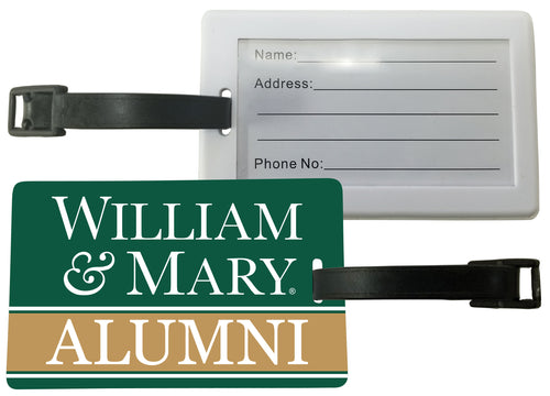 William and Mary Luggage Tag Alumni Design Officially Licensed Single