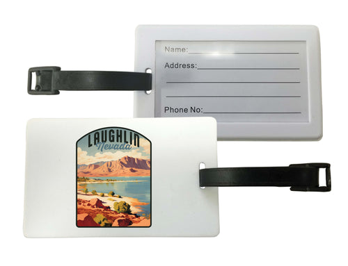 Laughlin Nevada Design B Souvenir Luggage Tag Single
