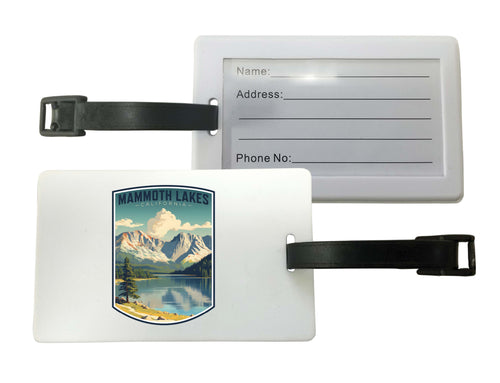 Mammoth Lakes California Design C Souvenir Luggage Tag Single