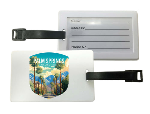 Palm Springs California Design A Souvenir Luggage Tag Single