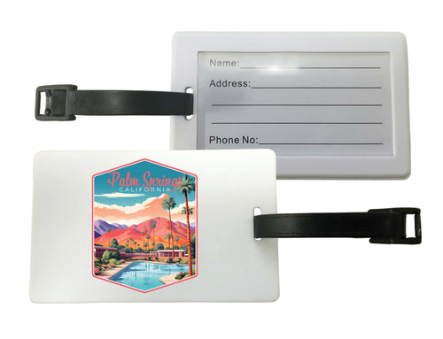 Palm Springs California Design B Souvenir Luggage Tag Single