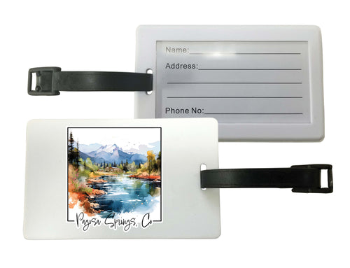 Pagosa Springs Colorado Design A Souvenir Luggage Tag Single