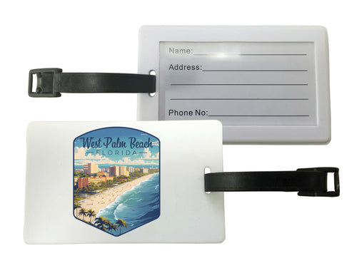 West Palm Beach Florida Design A Souvenir Luggage Tag Single