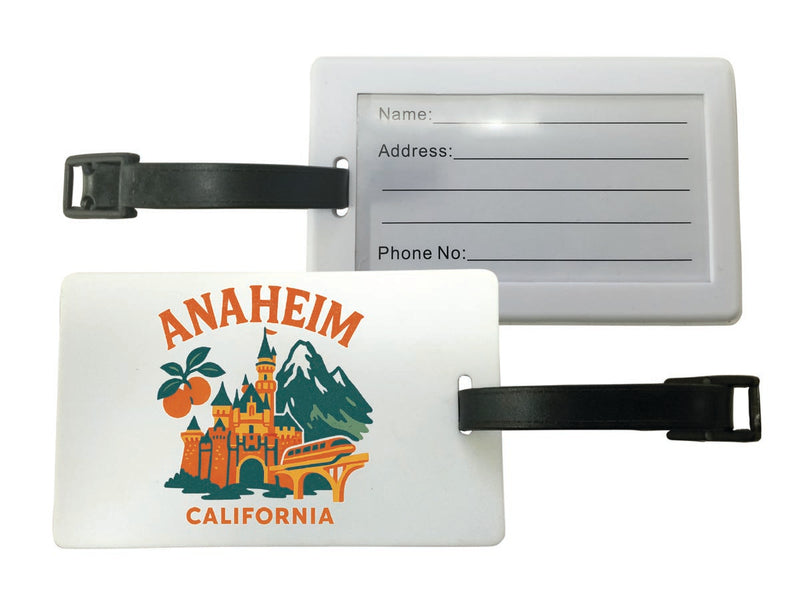 Anaheim California Vintage Design Souvenir Luggage Tag 