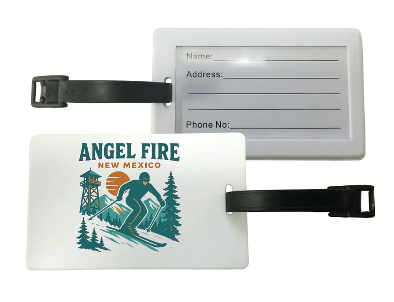 Angel Fire New Mexico Vintage Design Souvenir Luggage Tag 
