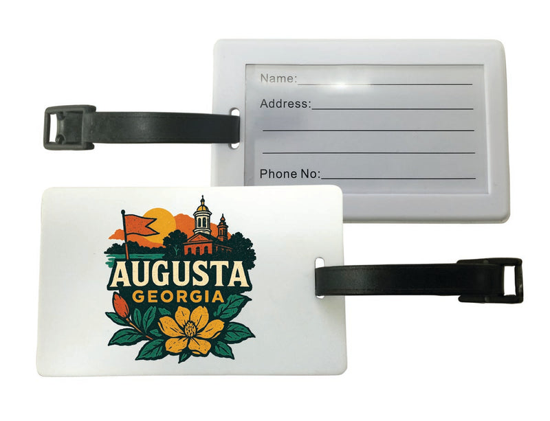 Augusta Georgia Vintage Design Souvenir Luggage Tag 