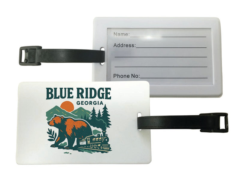Blue Ridge Georgia Vintage Design Souvenir Luggage Tag 