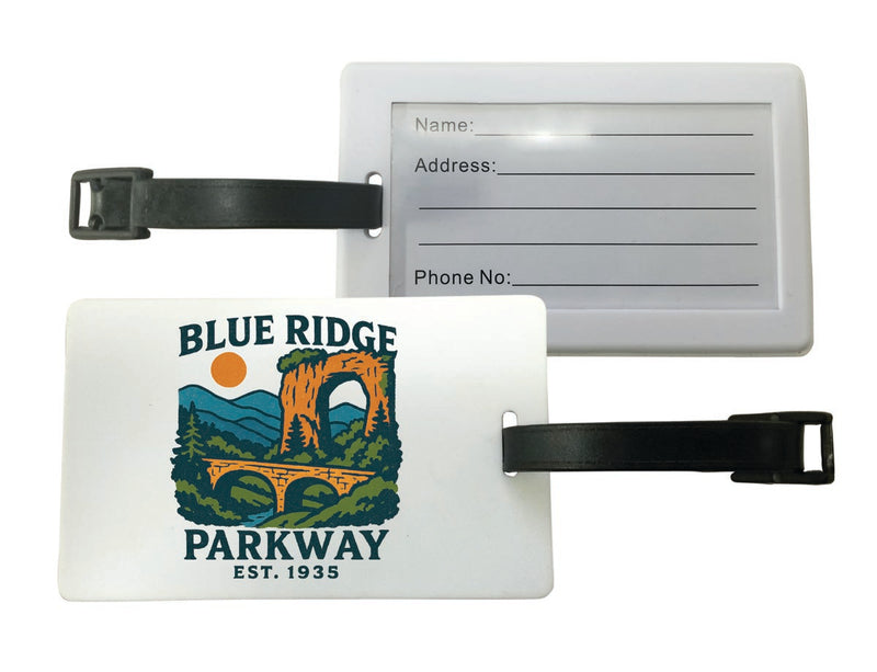 Blue Ridge Parkway Vintage Design Souvenir Luggage Tag 