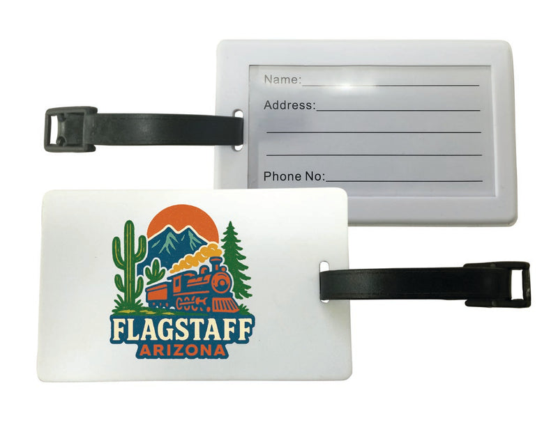Flagstaff Arizona Vintage Design Souvenir Luggage Tag 