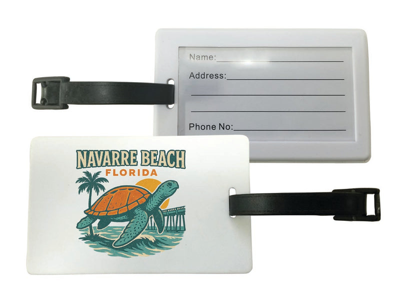 Navarre Beach Florida Vintage Design Souvenir Luggage Tag 