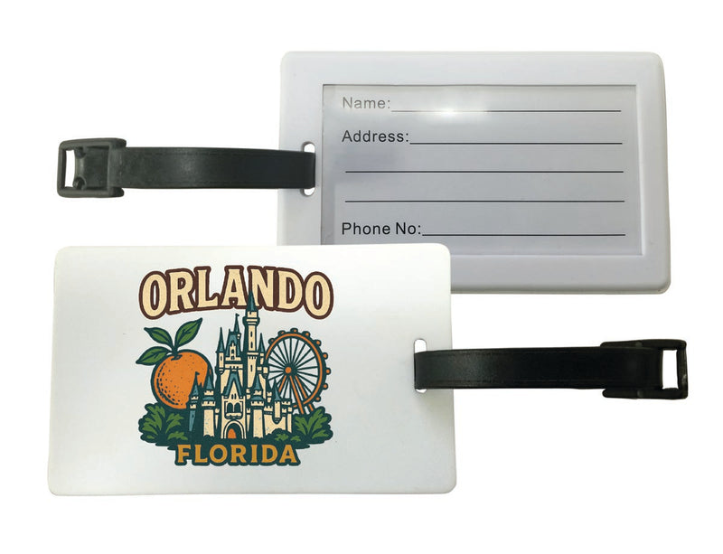 Orlando Florida Vintage Design Souvenir Luggage Tag 