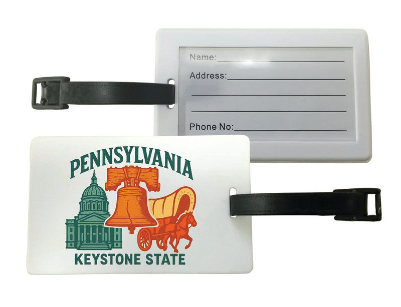 Pennsylvania Vintage Design Souvenir Luggage Tag 