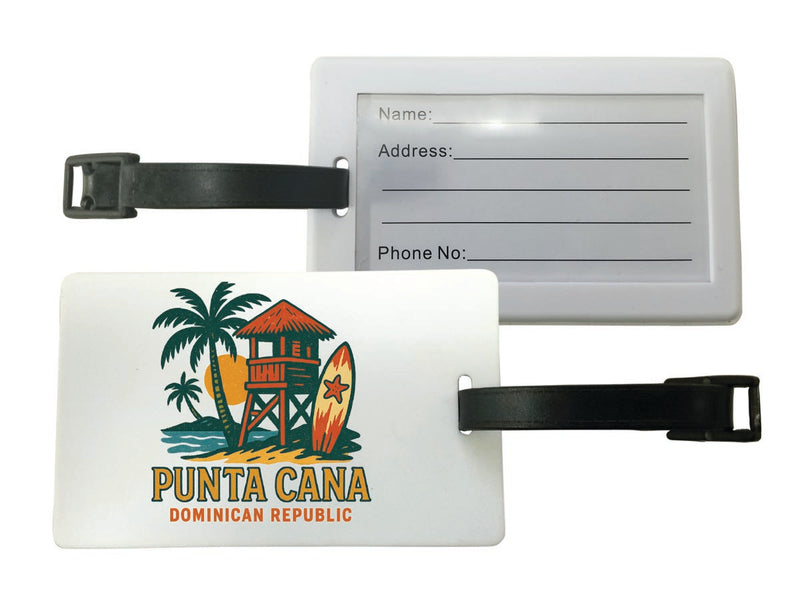 Punta Cana Dominican Republic Vintage Design Souvenir Luggage Tag 