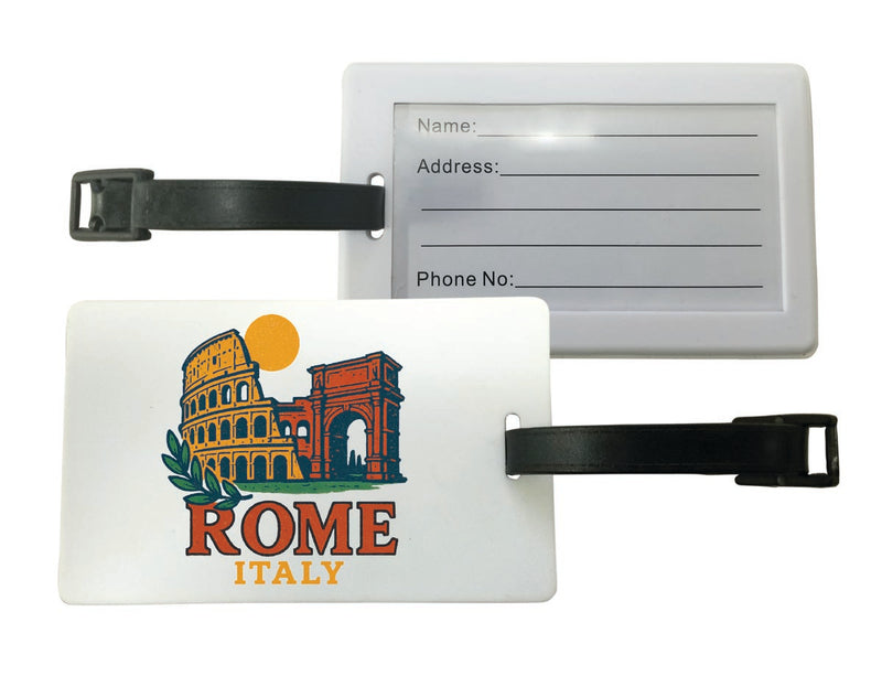 Rome Italy Vintage Design Souvenir Luggage Tag 
