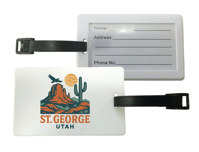St. George Utah Vintage Design Souvenir Luggage Tag 