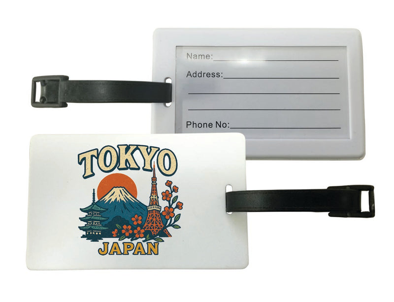 Tokyo Japan Vintage Design Souvenir Luggage Tag 