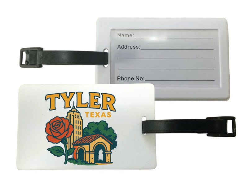 Tyler Texas Vintage Design Souvenir Luggage Tag 
