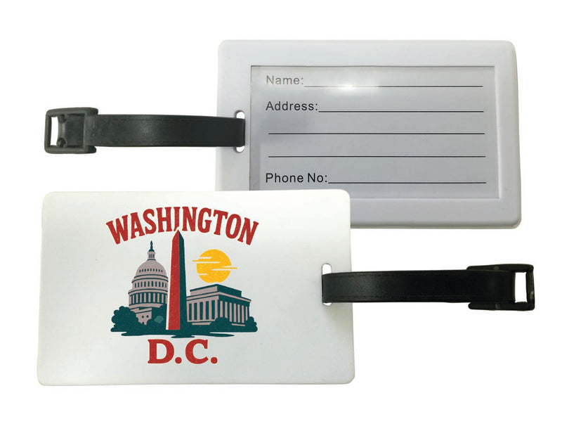 Washington DC Vintage Design Souvenir Luggage Tag 