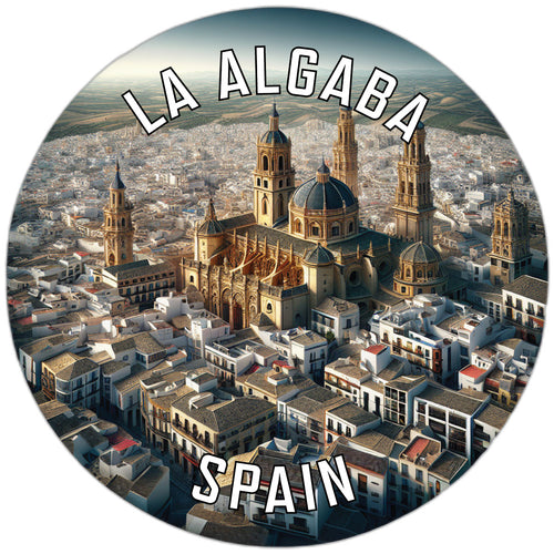 La Algaba Spain Souvenir Die Cut Flat Magnet 6-Inch