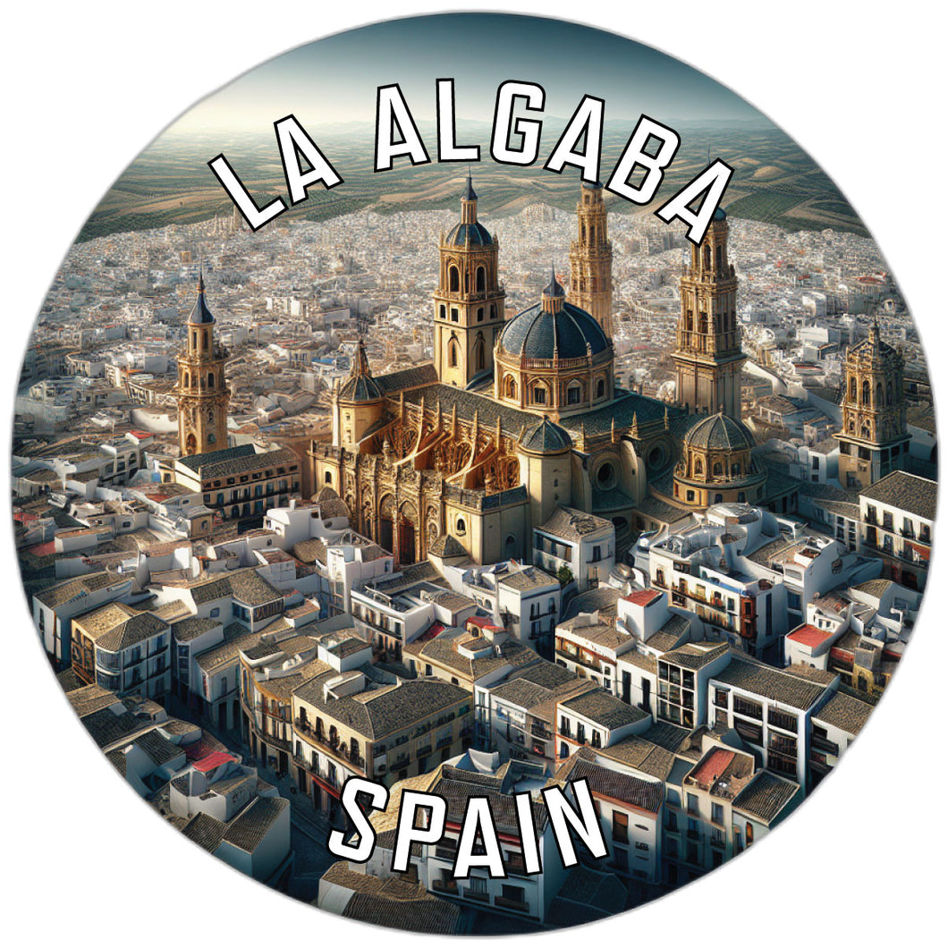 La Algaba Spain Souvenir Die Cut Flat Magnet 6-Inch