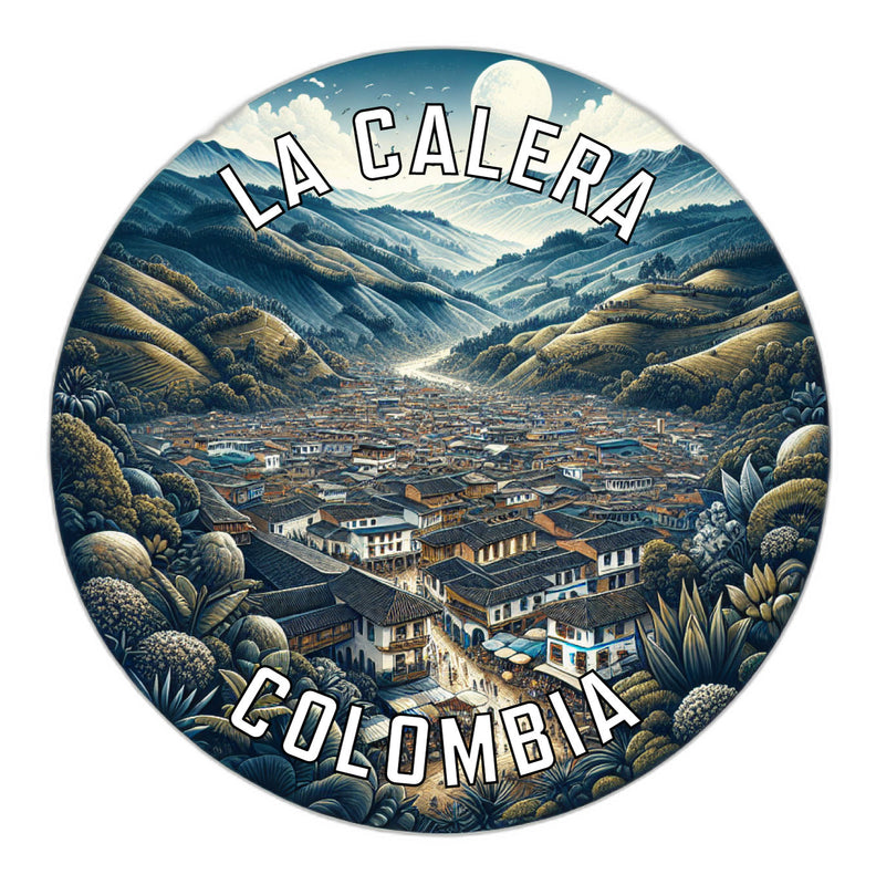 La Calera Colombia Souvenir Die Cut Flat Magnet 3-Inch