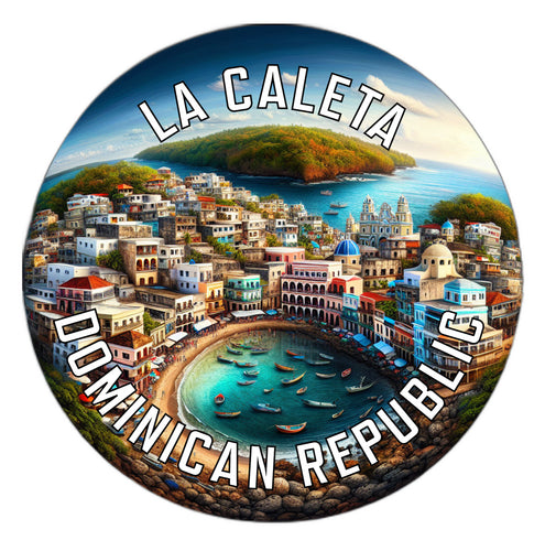 La Caleta Dominican Republic Souvenir Vinyl Decal Sticker 2-Inch