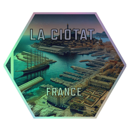 La Ciotat France Souvenir Die Cut Flat Magnet 6-Inch