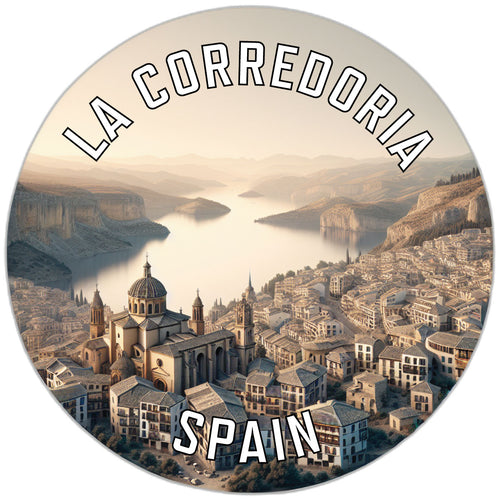 La Corredoria Spain Souvenir Die Cut Flat Magnet 6-Inch