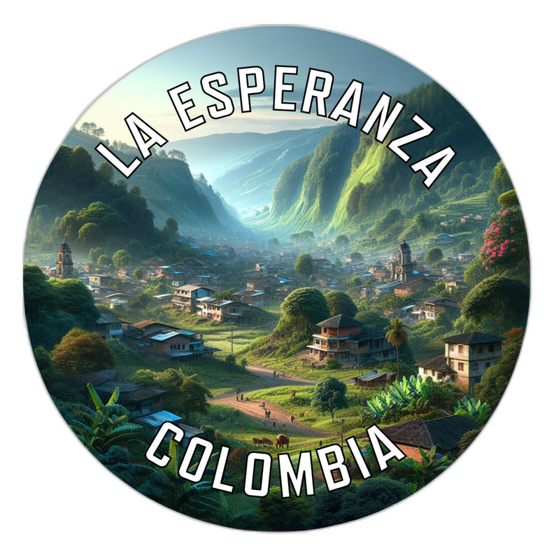 La Esperanza Colombia Souvenir Vinyl Decal Sticker 2-Inch