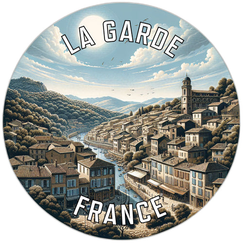 La Garde France Souvenir Die Cut Flat Magnet 3-Inch