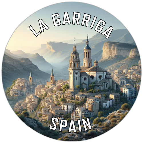 La Garriga Spain Souvenir Die Cut Flat Magnet 3-Inch