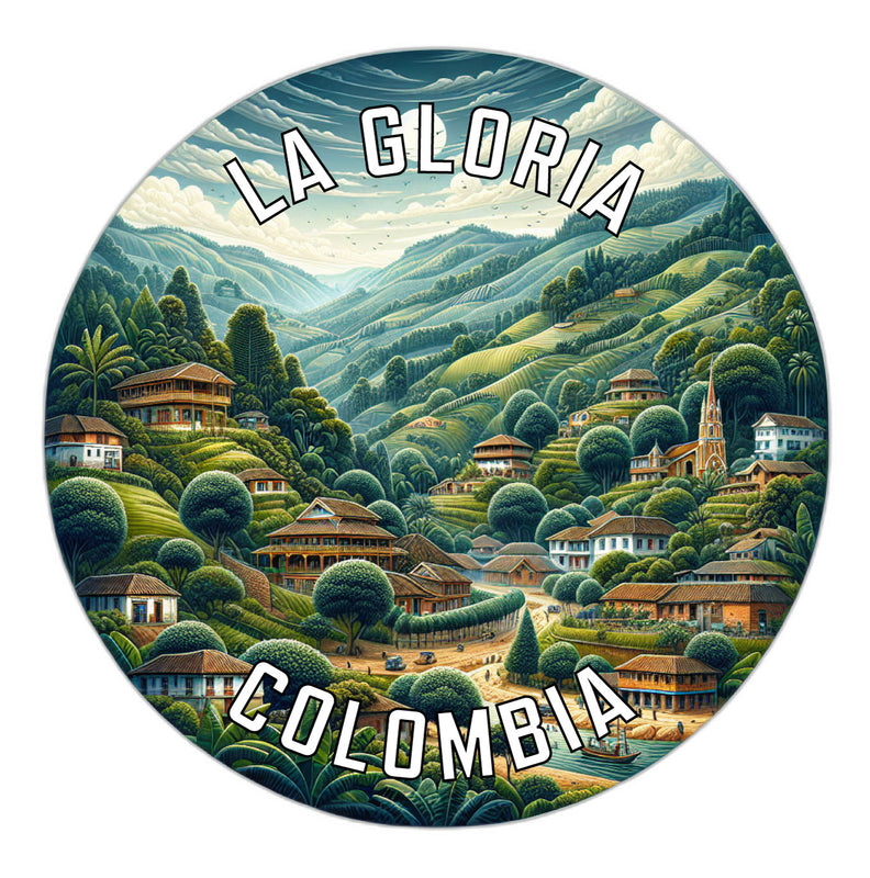 La Gloria Colombia Souvenir Vinyl Decal Sticker 3-Inch