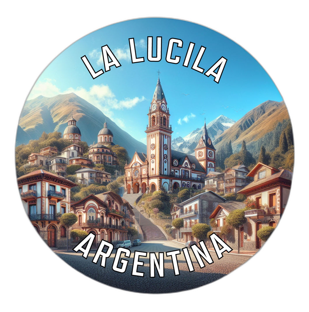 La Lucila Argentina Souvenir Die Cut Flat Magnet 2-Inch