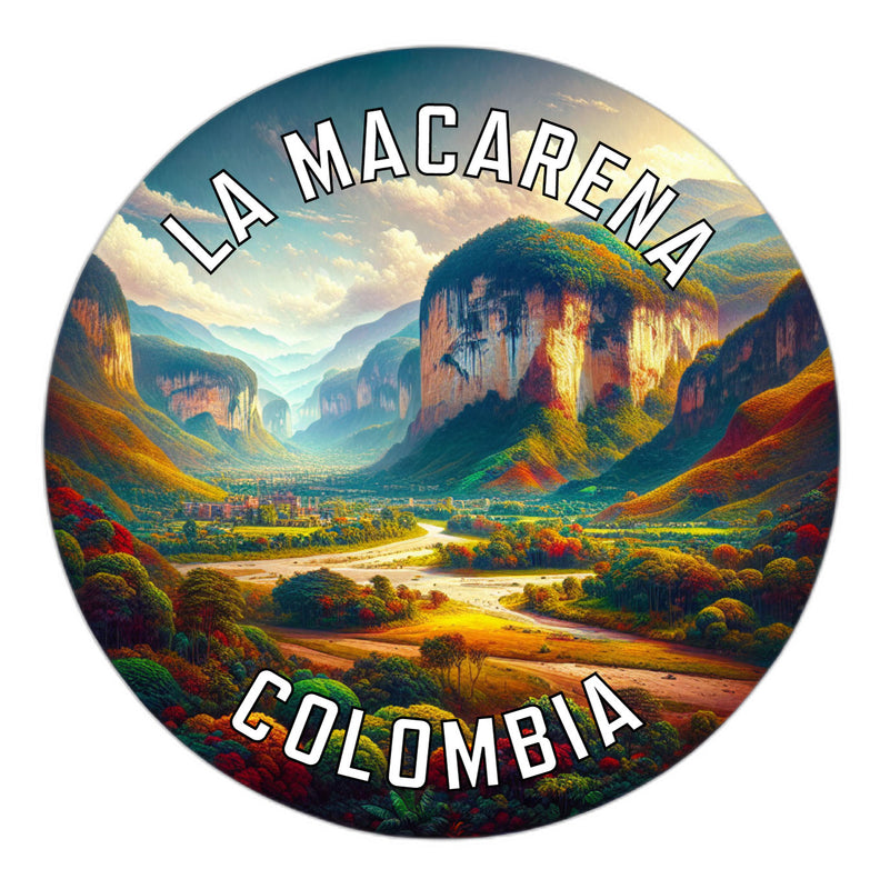 La Macarena Colombia Souvenir Die Cut Flat Magnet 6-Inch