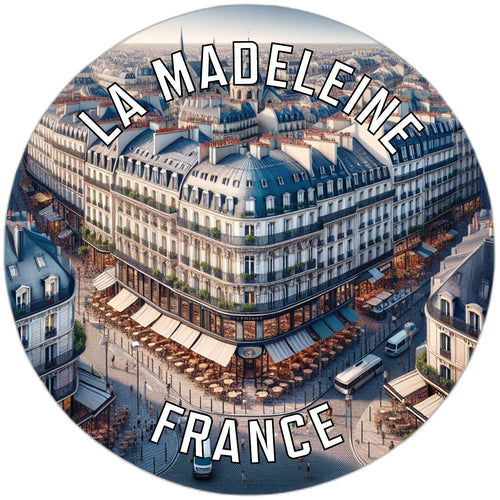 La Madeleine France Souvenir Die Cut Flat Magnet 4-Inch