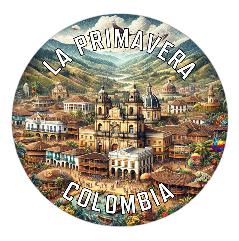 La Primavera Colombia Souvenir Vinyl Decal Sticker 6-Inch