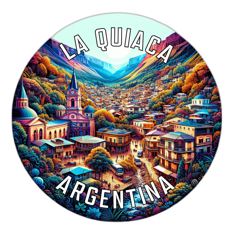 La Quiaca Argentina Souvenir Die Cut Flat Magnet 4-Inch