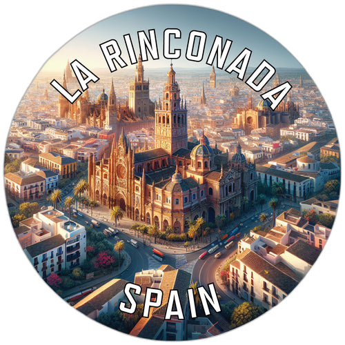 La Rinconada Spain Souvenir Die Cut Flat Magnet 2-Inch