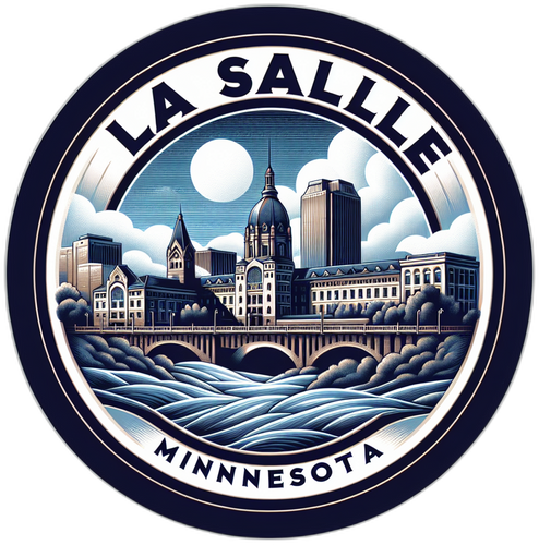 La Salle Minnesota Souvenir Vinyl Decal Sticker 3-Inch
