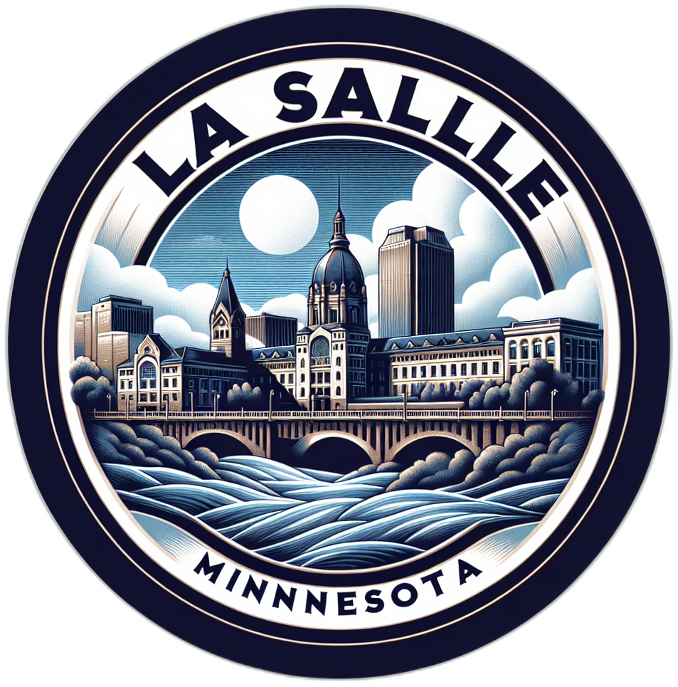 La Salle Minnesota Souvenir Vinyl Decal Sticker 3-Inch