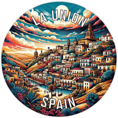 La Union Spain Souvenir Die Cut Flat Magnet 3-Inch
